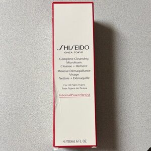 BNIB SHISEIDO GINZA TOKYO COMPLETE CLEANSING MICROFOAM 6oz.
